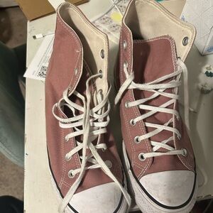 COPY - Mauve Converse platform high tops